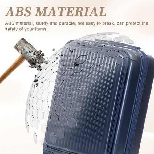 Image of 20 /14 Inch Hardside Luggage, Lightweight Suitcase with Spinner Wheels