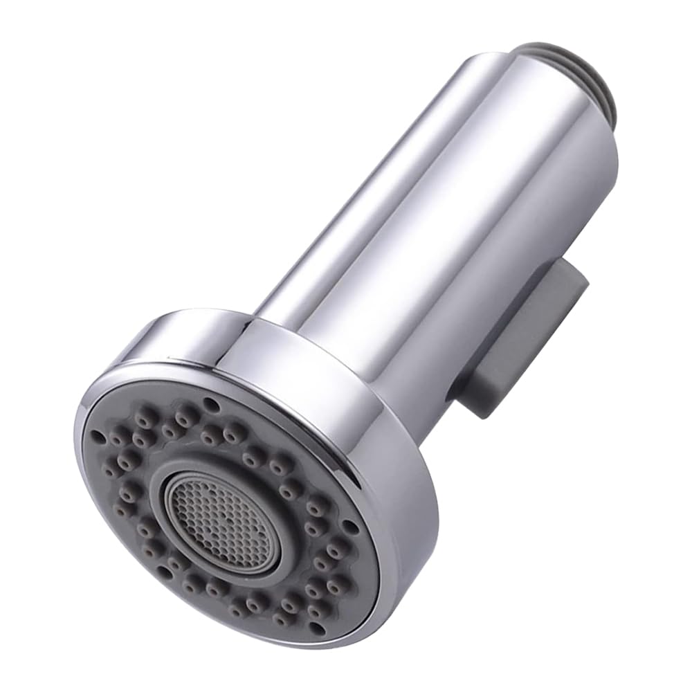 Nes Home Men's Replacet Spout 2 Mode Faucet Sprayer Shower Head G1/2" Chrome For Pull Out Tap