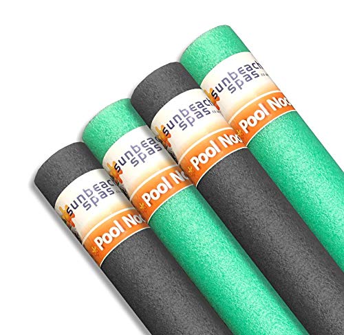 Sunbeach Spas Pool Noodle Halloween 4 Pack - Spooky Witch Foam Woggle (2x Black, 2x Green)