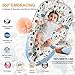 Baby Lounger - Baby Lounger for Newborn, 0-24 Months, Reversible Adjustable Newborn Lounger Baby Nest for Home and Travel, 100% Organic Cotton Washable Infant Lounger Cover, Essential Baby Gift (Blue)