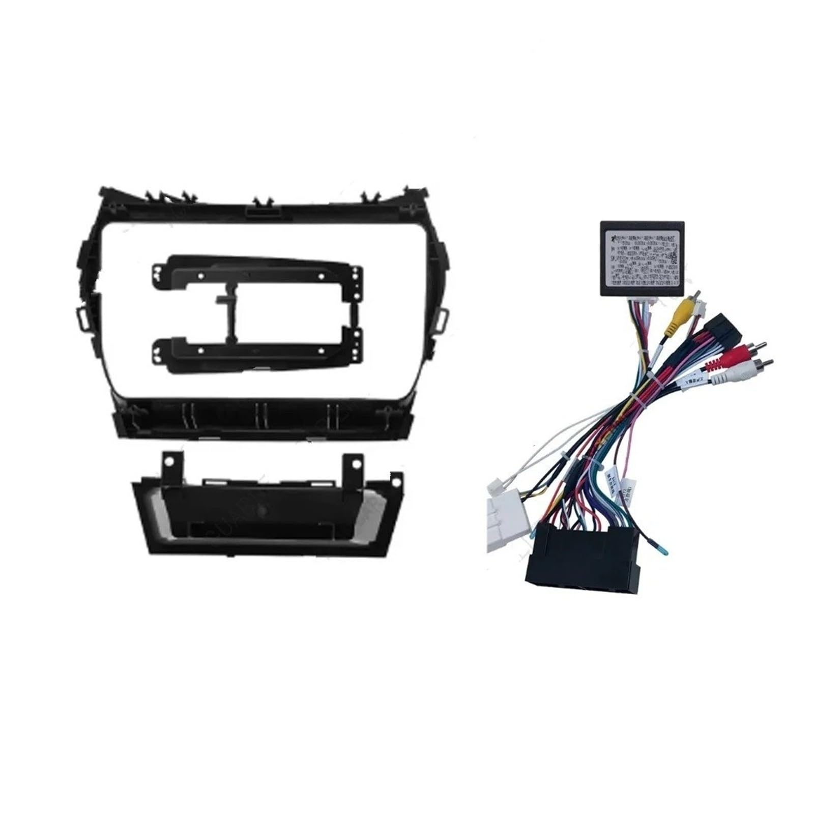 Mascherina Autoradio Cornice Stereo per Hyundai Santafe per IX45 2012 (9 Pollici) Autoradio Fasce Android GPS Lettore Stereo 2Din unità Testa Pannello Dash Telaio Installat