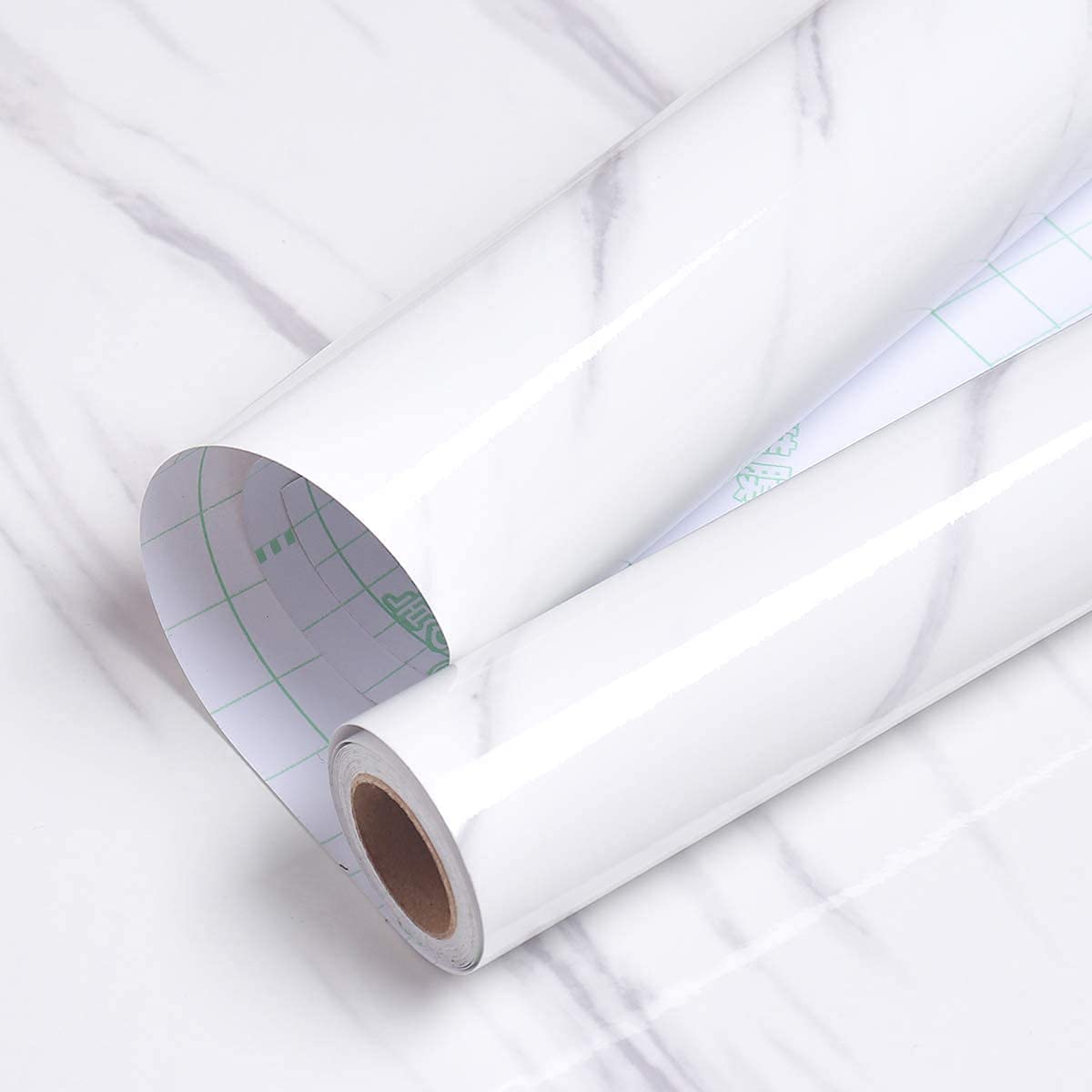 RETAIL PARATPAR foil adhesive fire free paper, PVC Decorative Vinyl Wall Stickers for Kitchen, PVC Thick Waterproof, Stain-Resistant and Removable Marble Paper Roll,wallpaper for kitchen wall oil proof (3 M White LAL) (B0C27LGBQ2) Amazon Price History, Amazon Price Tracker