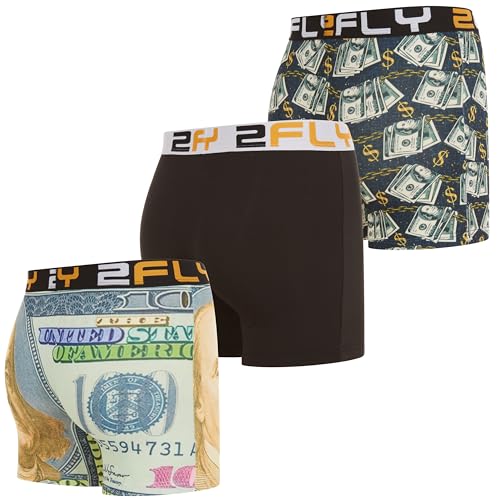 2FLY Mens Boxer Briefs Multipack Ultra Soft, Active Stretch Underwear3
