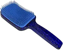 Escova Raquete de Cabelo Profissional, Desembaraça Sem Quebrar os Fios, Anti-frizz (AZUL BRILHANTE)