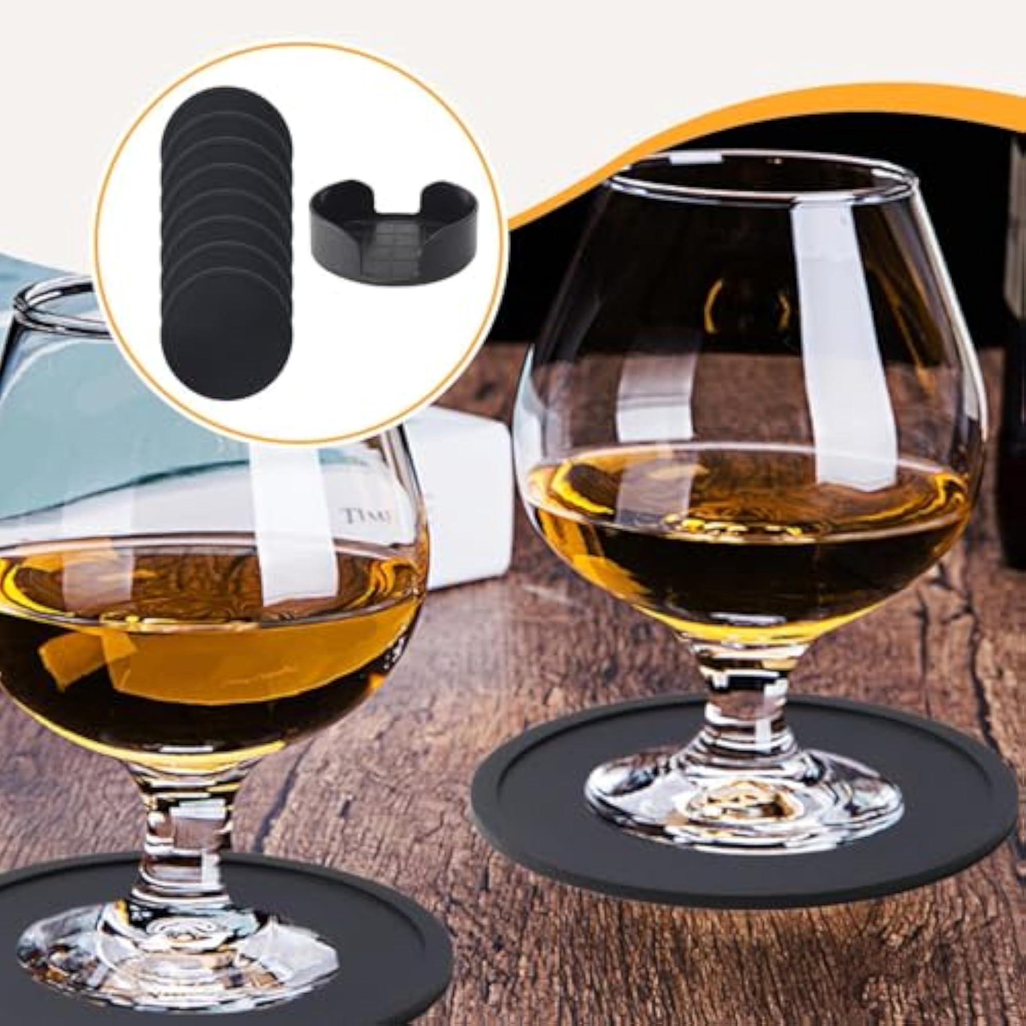 8Pcs Drink Coasters for Coffee Table, Gift Decor