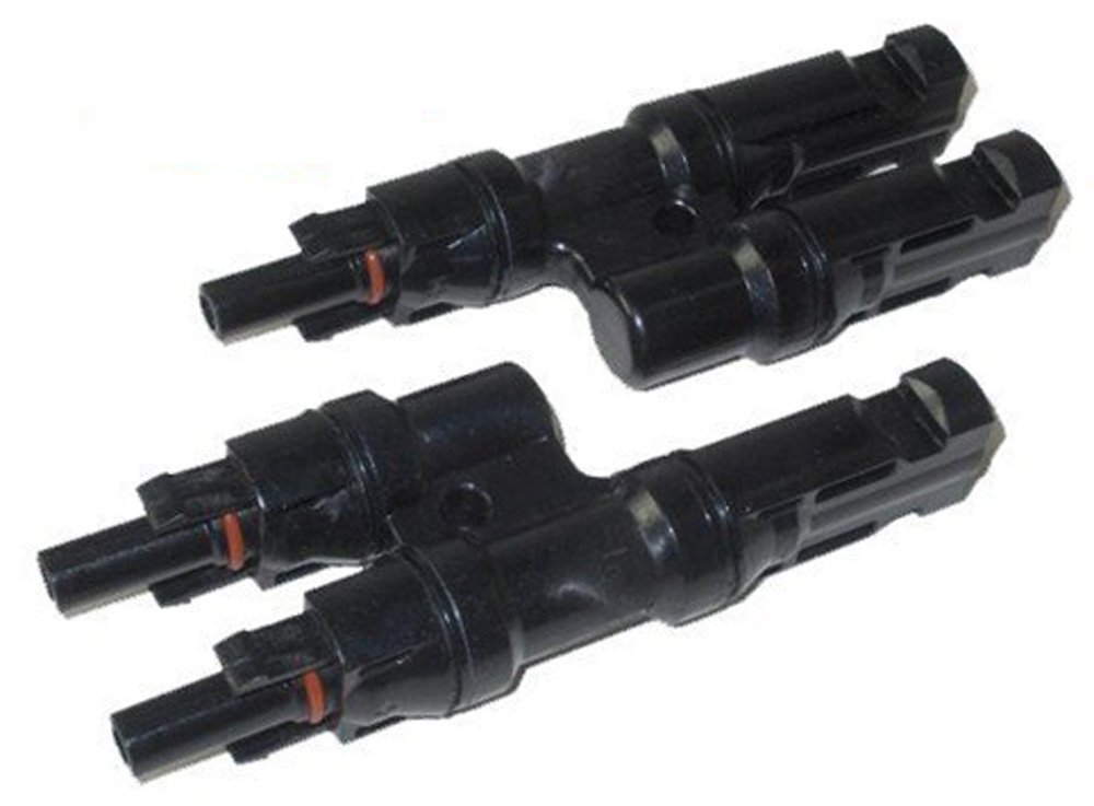 Câble adaptateur MC4 Y répartiteur double mâle femelle pour branchement solaire parallèle