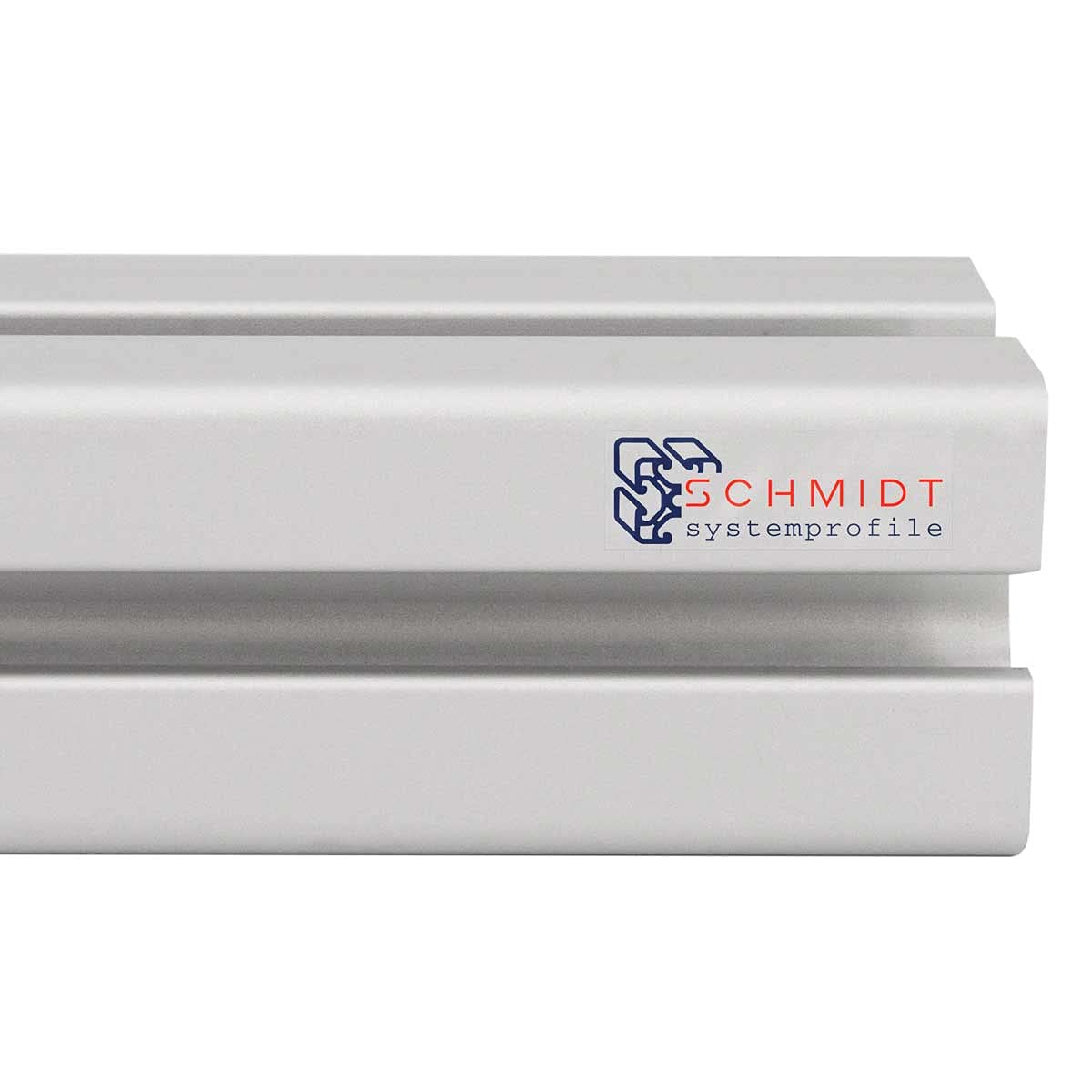 SCHMIDT systemprofile Aluprofil 40x40 mm Nut 8 Typ I 2000 mm - Aluminiumprofil eloxiert, Strebenprofil 4040, Konstruktionsprofil für Maschinenbau, Werkbank & DIY