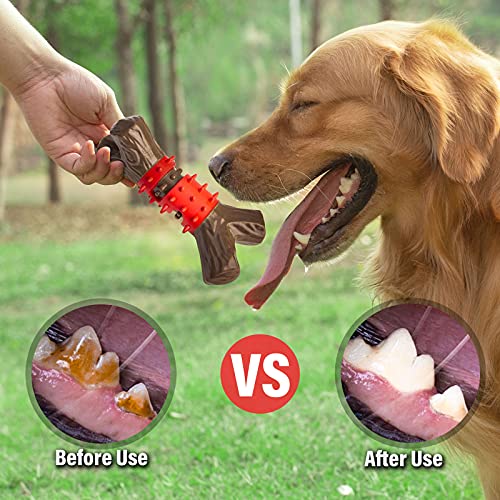 RANTOJOY Tough Dog Toys Aggressive Chew Toys for Large Dogs, Durable Dog Chew Toys for Medium Large Breed, Nylon Rubber… - Image 7