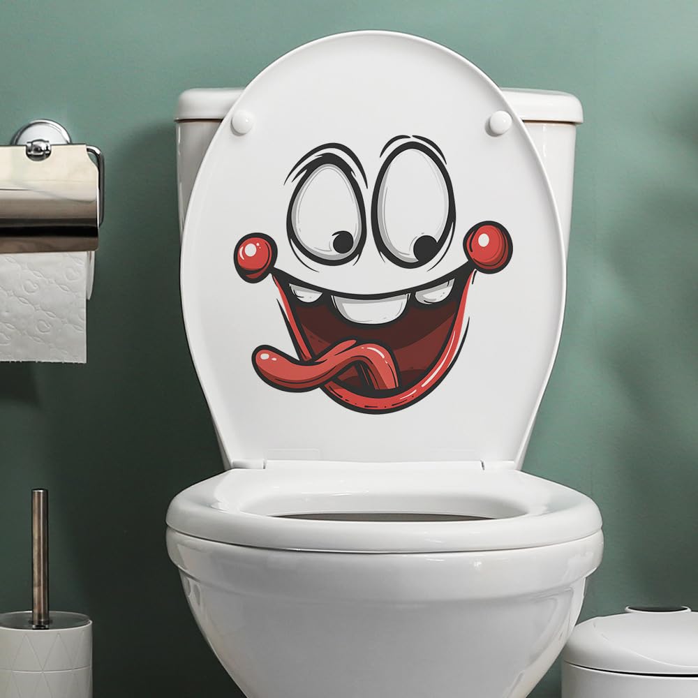 Funny Decor Funny Toilet Vinyl Decal Sticker From Trendy Wall Designs Funny  Bathroom Decor, image size:1000x1000