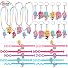 Konsait 30pack Mermaid Party Supplies, Mermaid Bracelet, Mermaid Necklace, Mermaid Key Chains for Kids Mermaid Birthday Party Favors, Party Bags Fillers for Girls