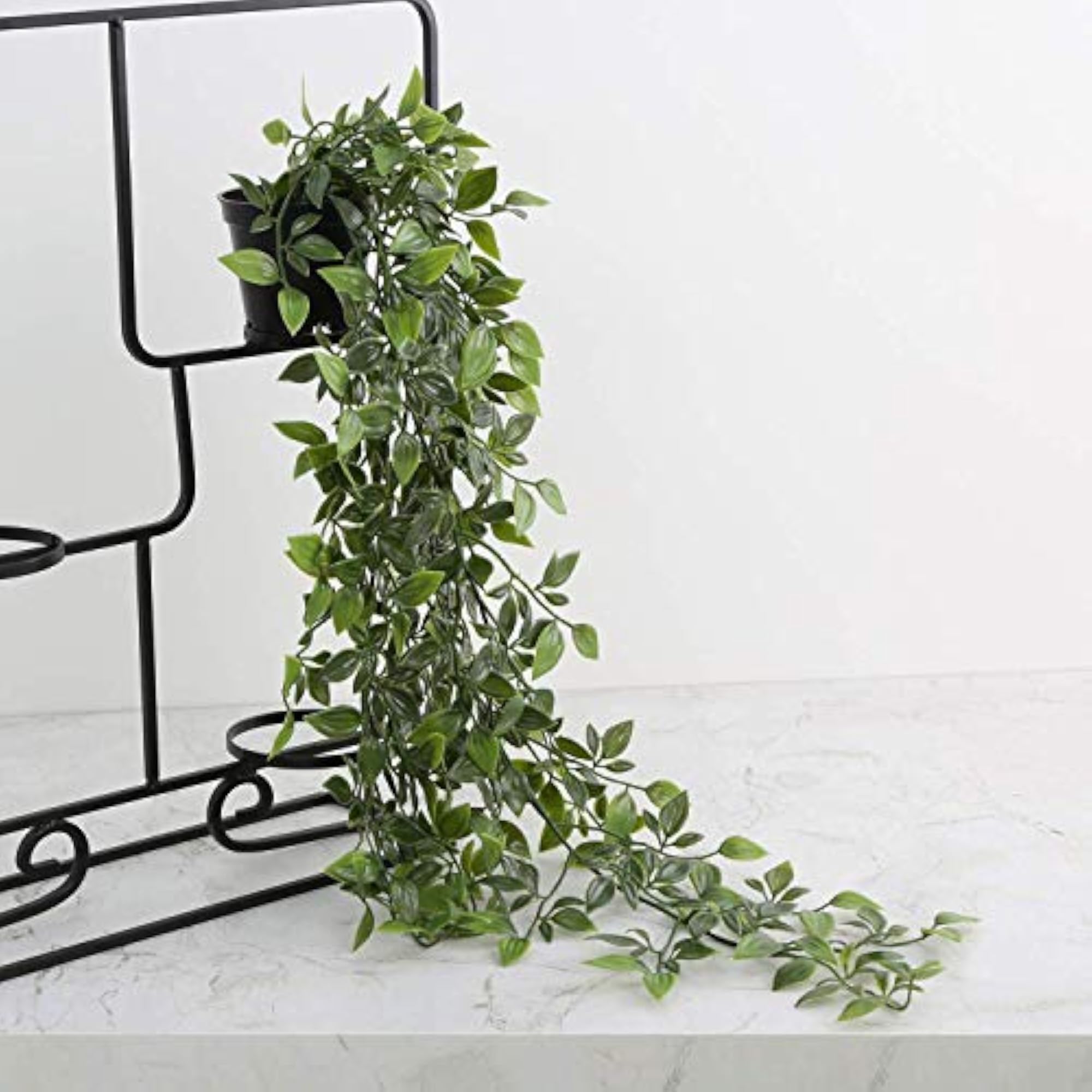 Artificial Hanging Plant with Pot for Indoor/Outdoor Decor