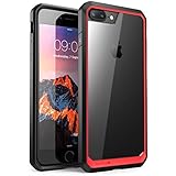 iPhone 8 Plus Case, SUPCASE Unicorn Beetle Series Premium Hybrid Protective Clear Case for Apple iPhone 7 Plus 2016 / iPhone 8 Plus 2017 Release (Red)