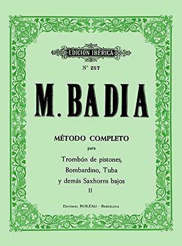 BADIA - Metodo para Trombon de Pistones 2º (Bombardino,Tuba)