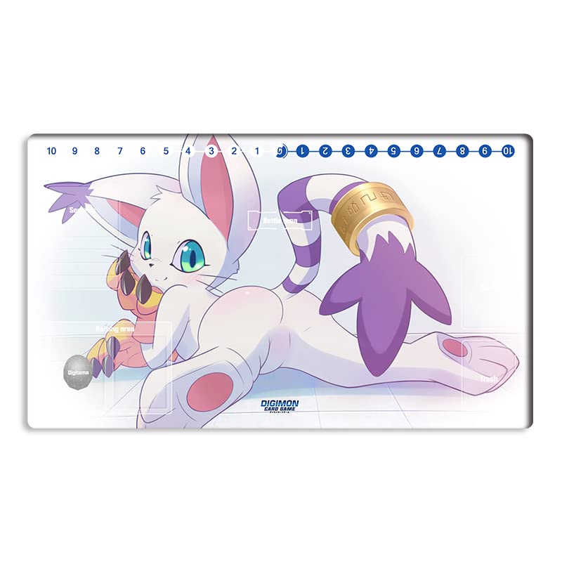 Amazon.com: Mlikemat New Playmat Digimon DTCG Mat Tailmon TCG CCG OCG  Trading Card Game Mat with Zones + Free Bag (ZD002-274-SM) : Toys & Games