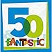 50th The Big Day 13 in. Lunch Napkin - 16/Pkg.