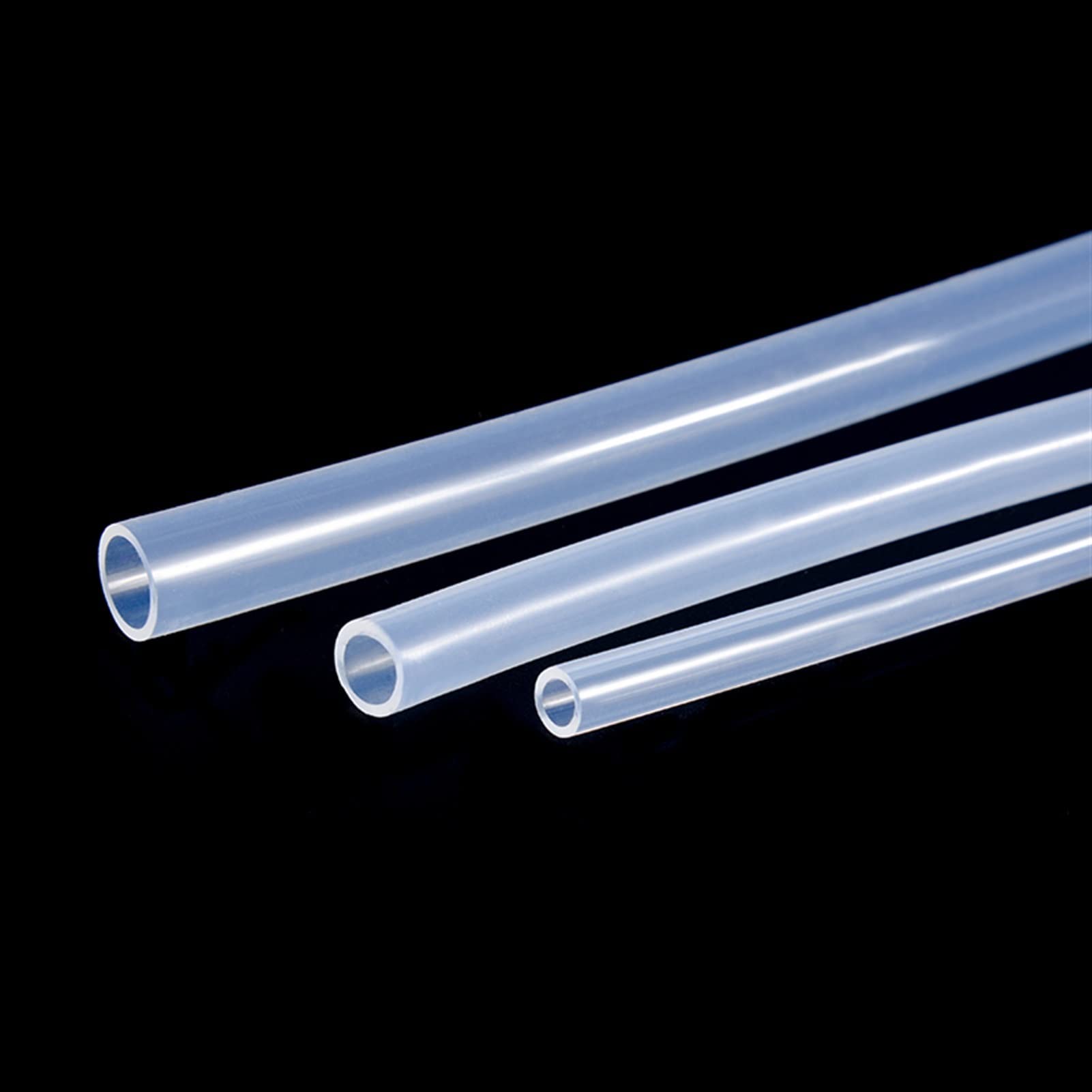 Lnanqing-Manguera de Silicona 1 Metro 1 mm ~ 20 mm PFA PTFE Tubo 3D Impresora Piezas Clear Tube, Flexible de Goma (Length : 1 Meter, Specification : 20x25mm)