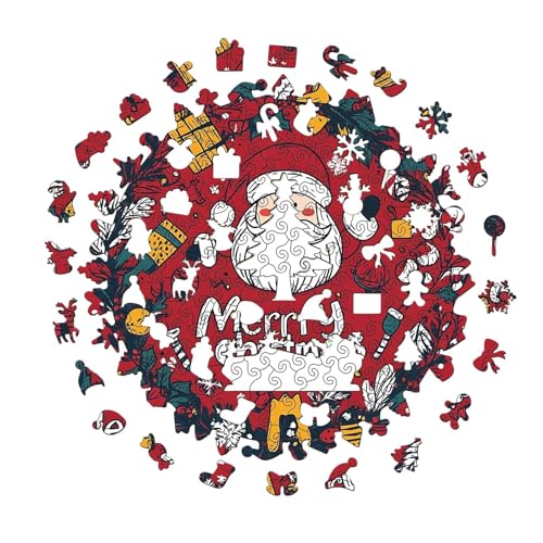 Corona de madera de Navidad para crear momentos interactivos inolvidables con tus hijos y amigos