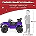 Best Choice Products 12V Kids Ride On Truck Car w/Parent Remote Control, Spring Suspension, LED Lights, AUX Port - Purple