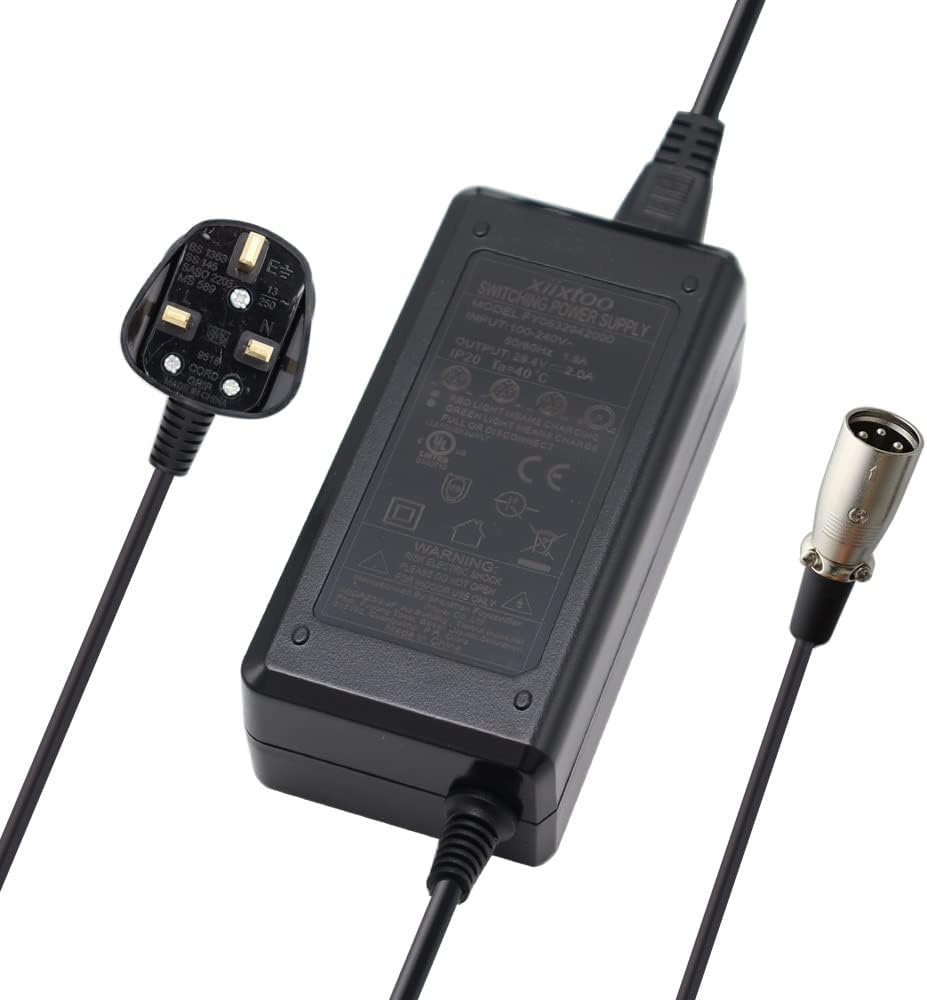 xiixtoo 24V 2A Mobility Wheelchair Battery Charger For Powerchair Pride