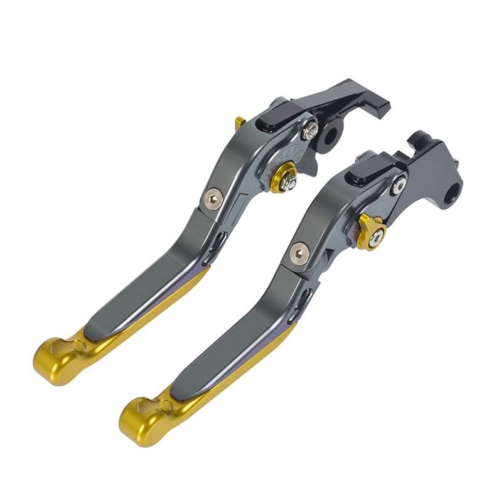 Ningruibhd Gray Gold Brake Levers Clutch Lever For Cbr1000rr For Fireblade Brake Clutch Levers Motorcycle Cnc Folding Extendable Brake(Gray Gold)