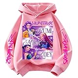 LISTHA K-Pop Hoodie For Girls Teens Trendy Long Sleeve Sweatshirt Graphic Print Cozy Hunters Hoodies De-Mon Pullover