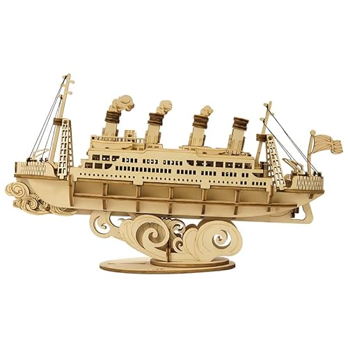 Rowood 3D Puzzles For Adults, Wooden Ship Model Kits For Adults To Build,Diy Crafts Kits Teen Boy Gifts On Birthday Christmas (Cruise Ship) #TOP10