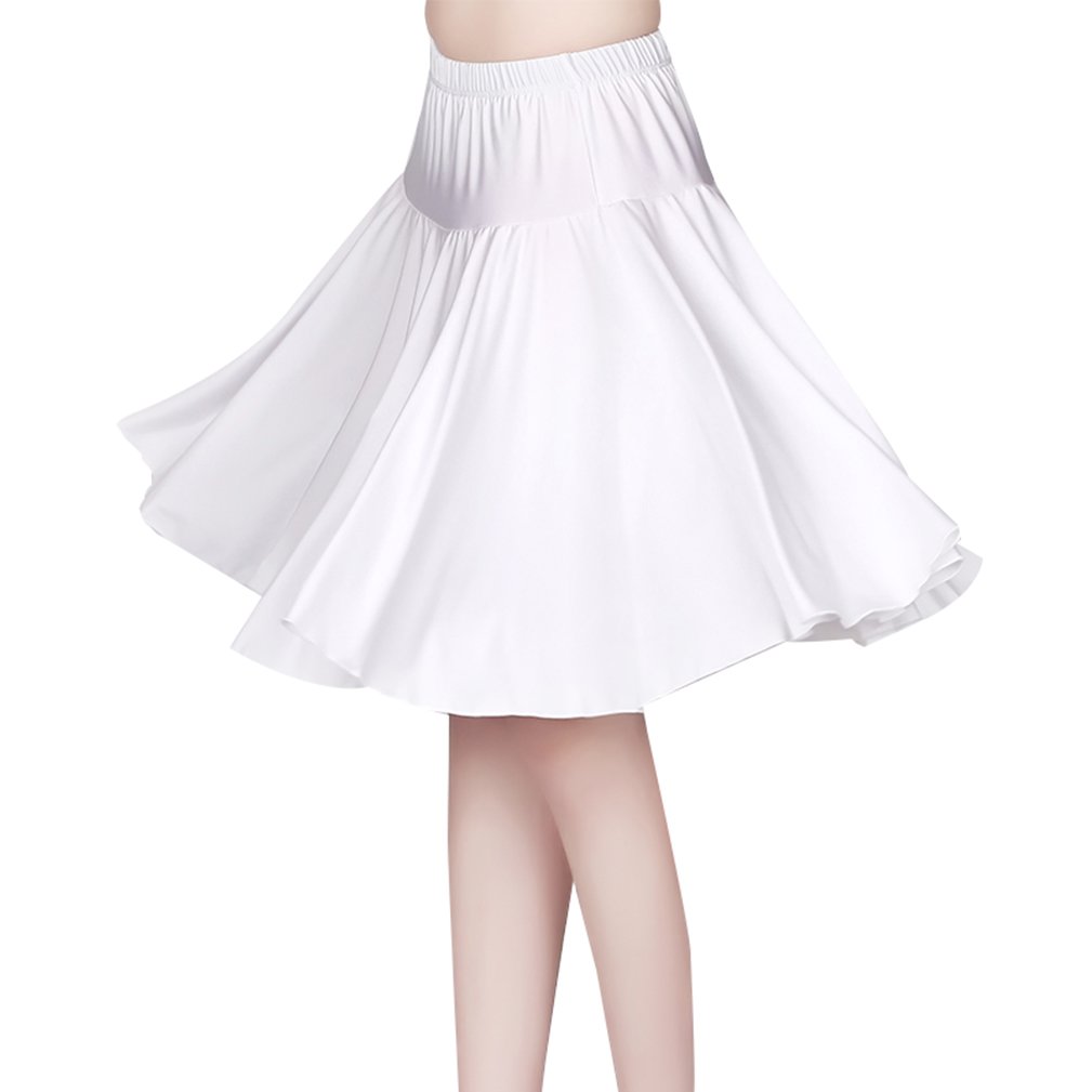 YasongWomen Girls Full Circle Whirl Dance Pleated Swing Skirt