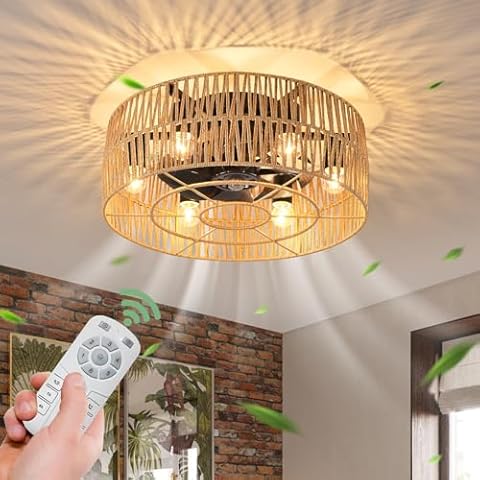 Ganeed Ventilateur de plafond avec lumière Cover