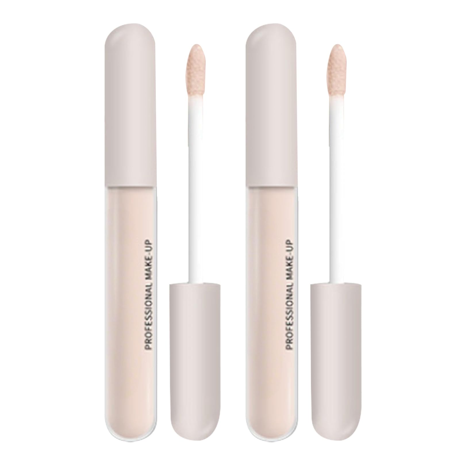 FEESHOW Liquid Concealer with Natural Finish Long-Wearing Lightweight Coverage for Blemish Hiding 2Pcs Light Pink One Size