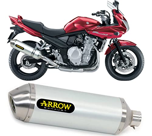 Silenciador homologado Arrow solventa vibraciones y mejora escape en Suzuki Bandit 650