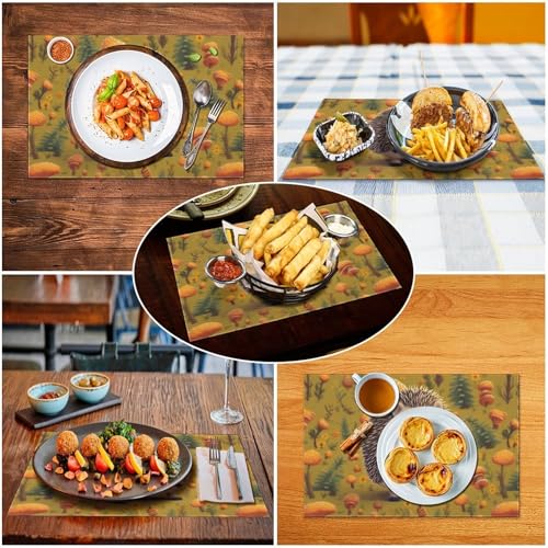 Sets de table hérisson antidérapants et imperméables pour cuisine