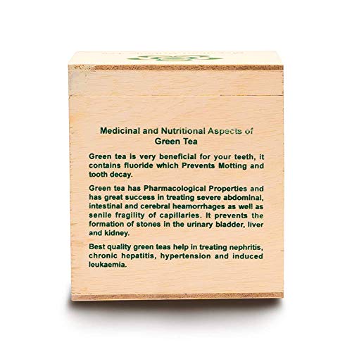 Image of Makaibari Darjeeling Green Elixir Chestlet - USDA Certified Premium Green Tea, Anti-Oxidants, Immunity Booster - 250 Gram