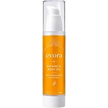 Botanical Body Oil, Lightweight Hydrating Massage Oil with Wakame Algae, Brazil Nut & Passionflower Seed Oils, Non-Greasy Body Moisturizer for Smooth, Radiant Skin, 4 Fl Oz