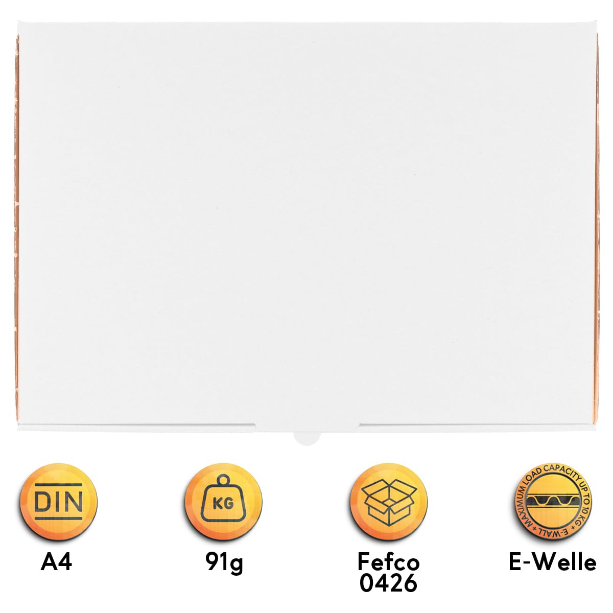 verpacking caja para maxi-cartas 32 x 22,5 x 5 cm embalaje de cartón blanco MB 4 Dimensiones interiores de 31,5 x 22 x 4,5 cm envío por correo paquete de cartón envío de libros 100 unidades