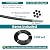 Muzata 330 Feet Vinyl Coated Stainless Steel Wire Rope1/8 inch Thru 3/16 inch for 1/8 Black Cable Railing System Decking Stair Balustrade Outdoors DIY,7x7 Strand WR17, WP1 WC1