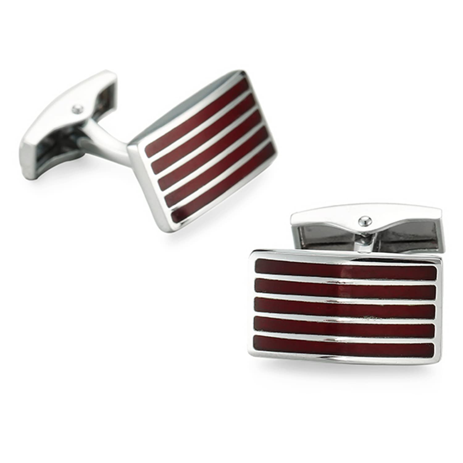 Peora Brown Silver Two Tone Cufflinks Set Stylish Accessories for Men & Boys Wedding Business Gift (PX9CL101) (B0BX3VLXG4) Amazon Price History, Amazon Price Tracker