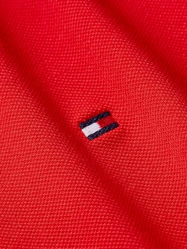 Tommy Hilfiger 1985 Reg Pique Polo SS S/S, Fierce Red, L Femme