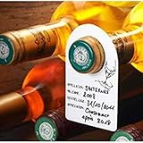 24 étiquettes Nodshop Etiquettes à Bouteilles