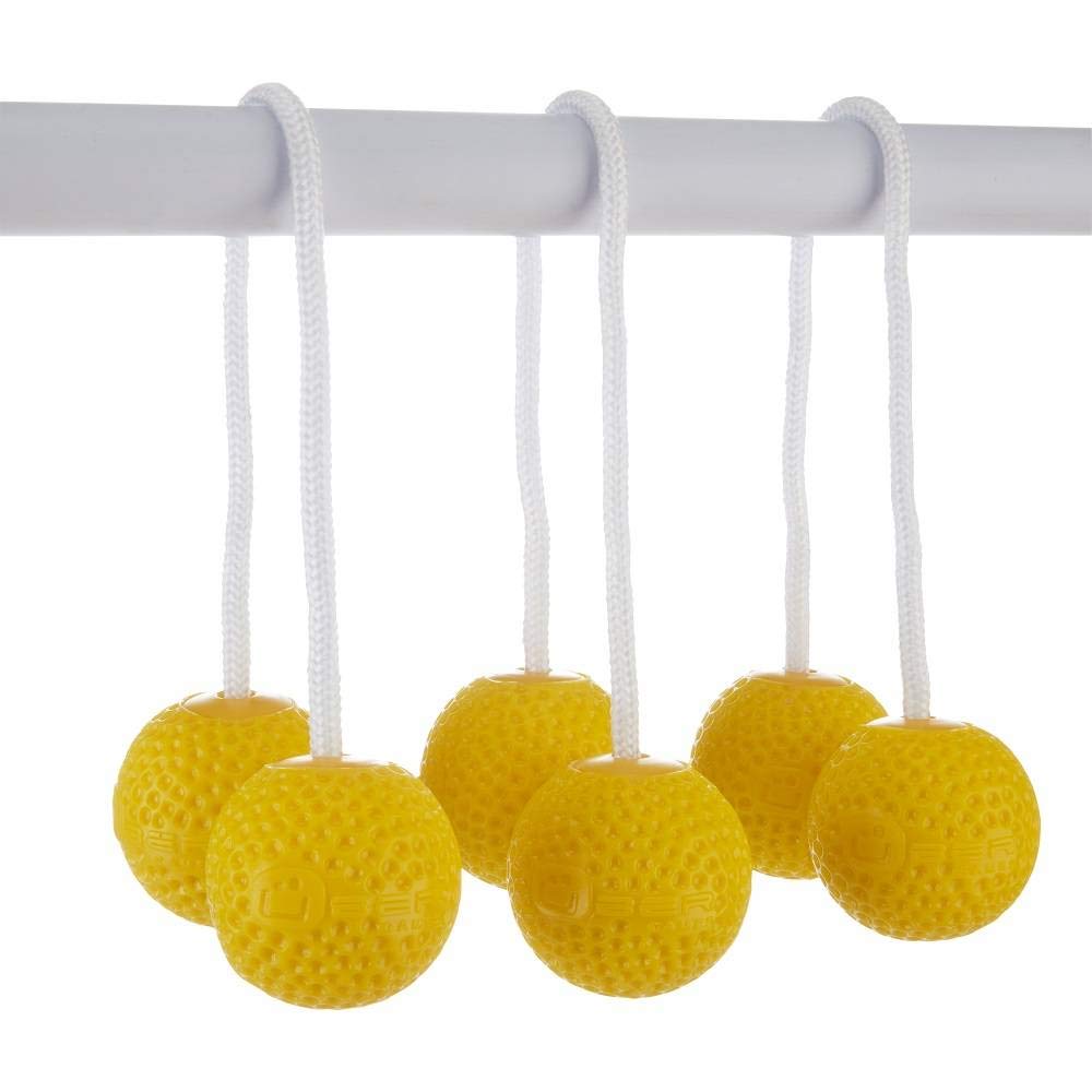 Ubergames Échelle de golf Jeu de lancer avec Bolas souples officiels orange fluo et jaune Barres incassables