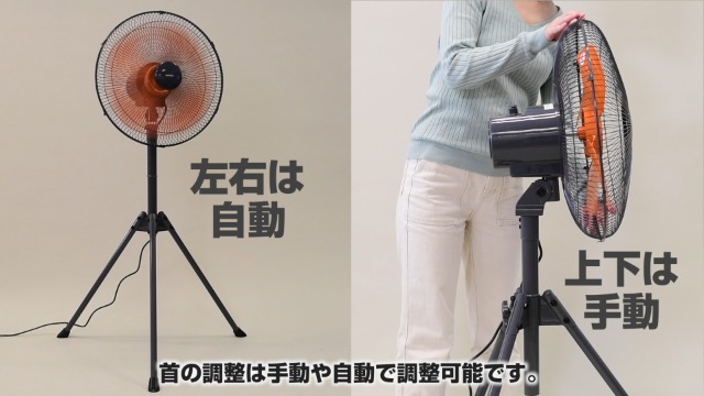 Amazon | [山善] 扇風機 45cm 工業扇 スタンド式 ロータリースイッチ 