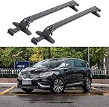 2 Piezas Coche Bacas Barra Transversal para Renault Espace 2015-2019, Juego Barras Techo Viaje Largo Piezas Automóviles