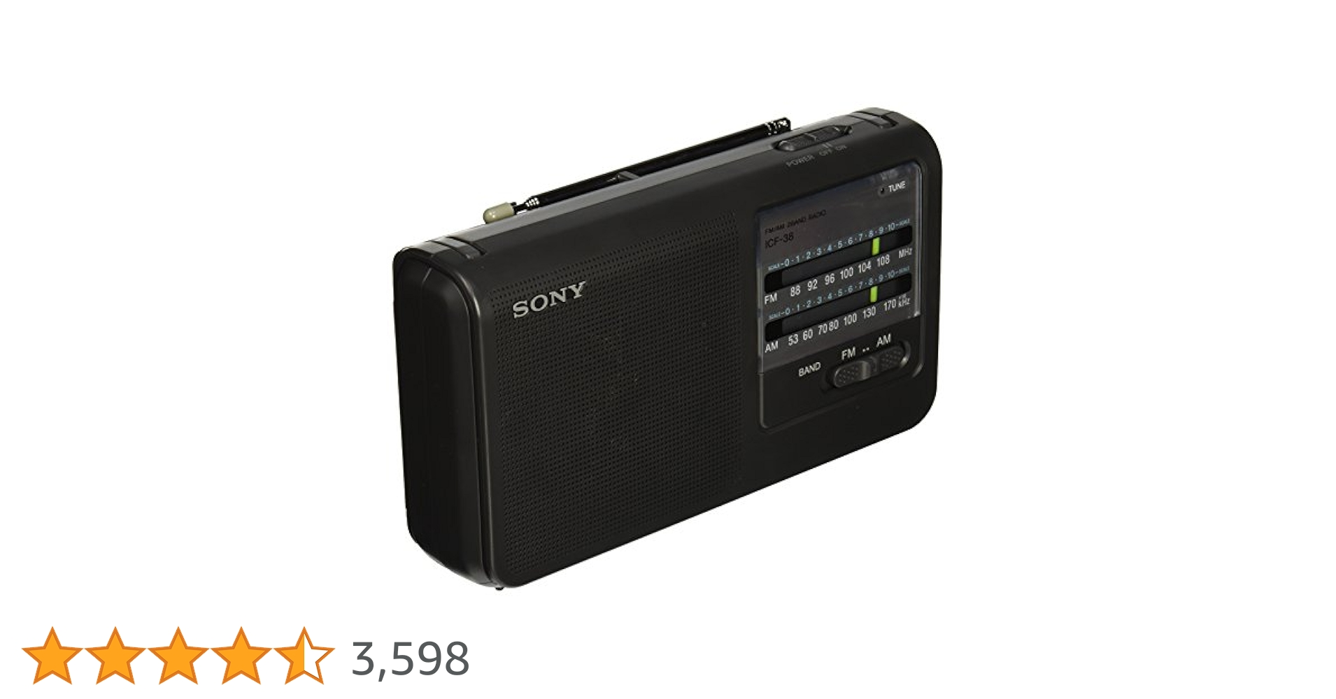 Amazon.co.jp: Sony Portable AM/FM Radio (Black) : Electronics