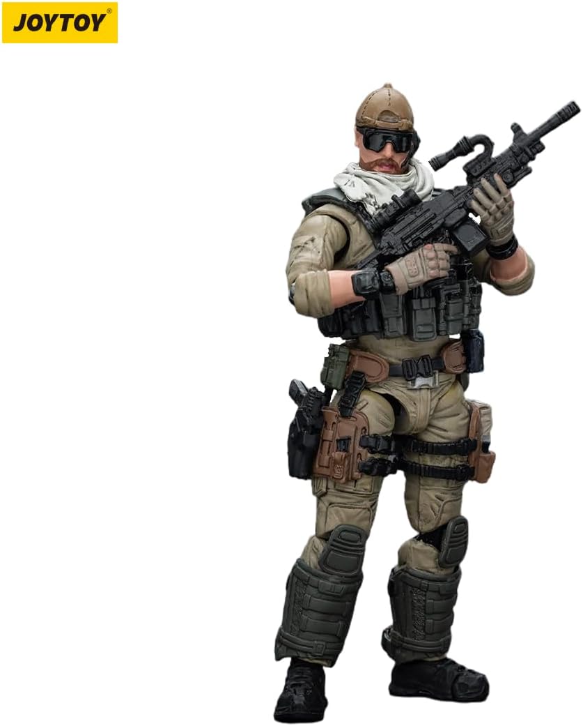 JoyToy 1:18 U.S.Army Delta Assault Squad Support Gunner Action Figure 4.17 inch Collection Models