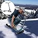 Jorzer Snow Ski Scooter Sled Board Steering Ski Dual-Use Sled Wheel Scooter Riding Tire Parts 2PCS