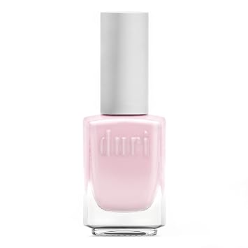 duri Nail Polish, 340 Forever Beautiful, Pale Pink Color, Soft Pastel, Neutral Shade with Sheer Finish for French Manicure, Wedding, Everyday Wear, 0.45 Fl Oz