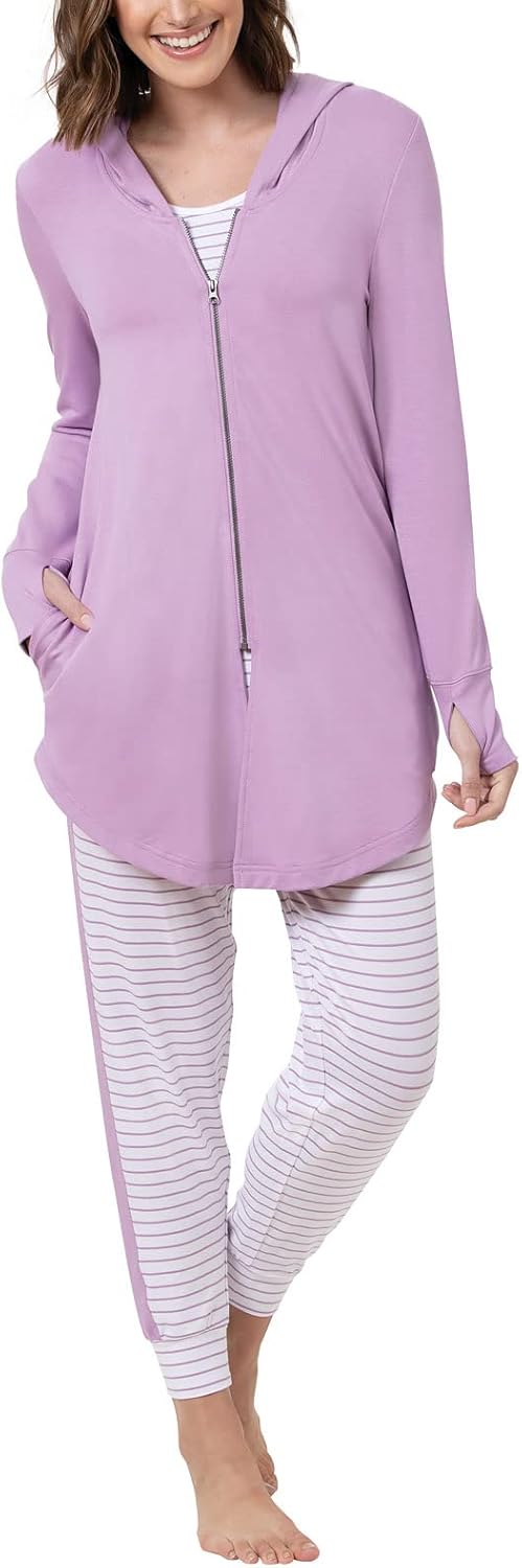 PajamaGram Pajamas For Women - Cozy PJs For Women Set, 3 Piece Set