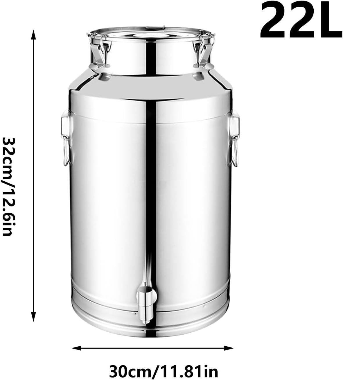 Stainless Steel Coffee Canister,Cereal Storage Jar - Food Storage Container - for Dry Goods Cereal Snack Home Kitchen Pantry Countertop Shelves RV Apartment Bakers Drinkers Homeowners