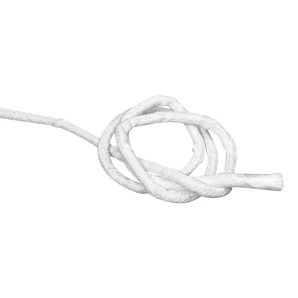 RAYHER Cotton Wick Tab Bag for Oil Lamps, White, 7 mm x 1 m