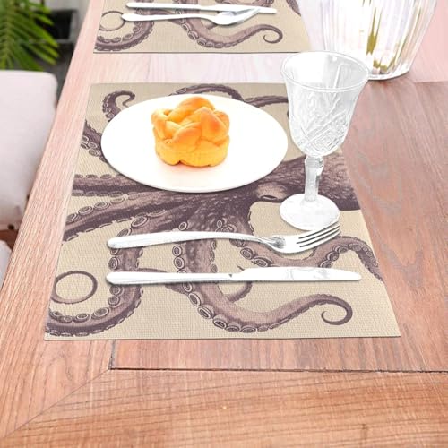Sets de table tissés en PVC antidérapants : protégez votre table - 7
