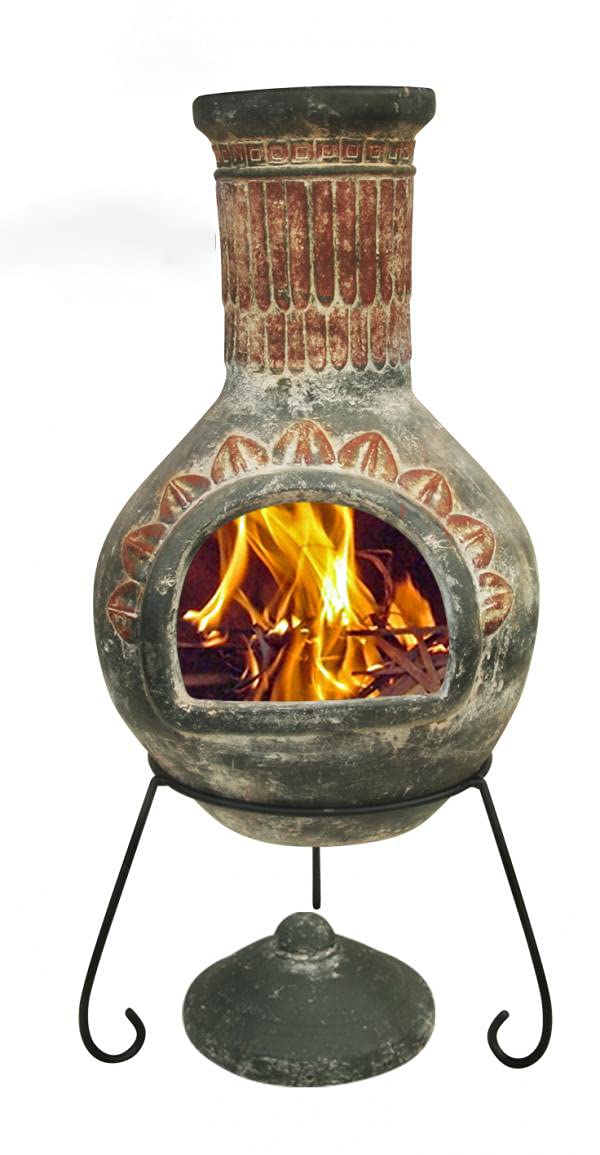 Original Organics Mexican Chimenea's In And Sizes (Plumas gre XL)
